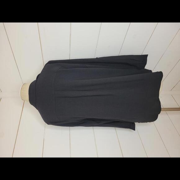 NWT Boutique Oddy black drape open cardigan - Picture 2 of 5